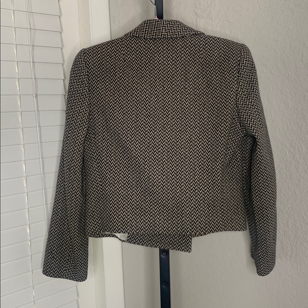Giorgio Armani herringbone wool/cashmere blend designer designer blazer - Picture 7 of 8